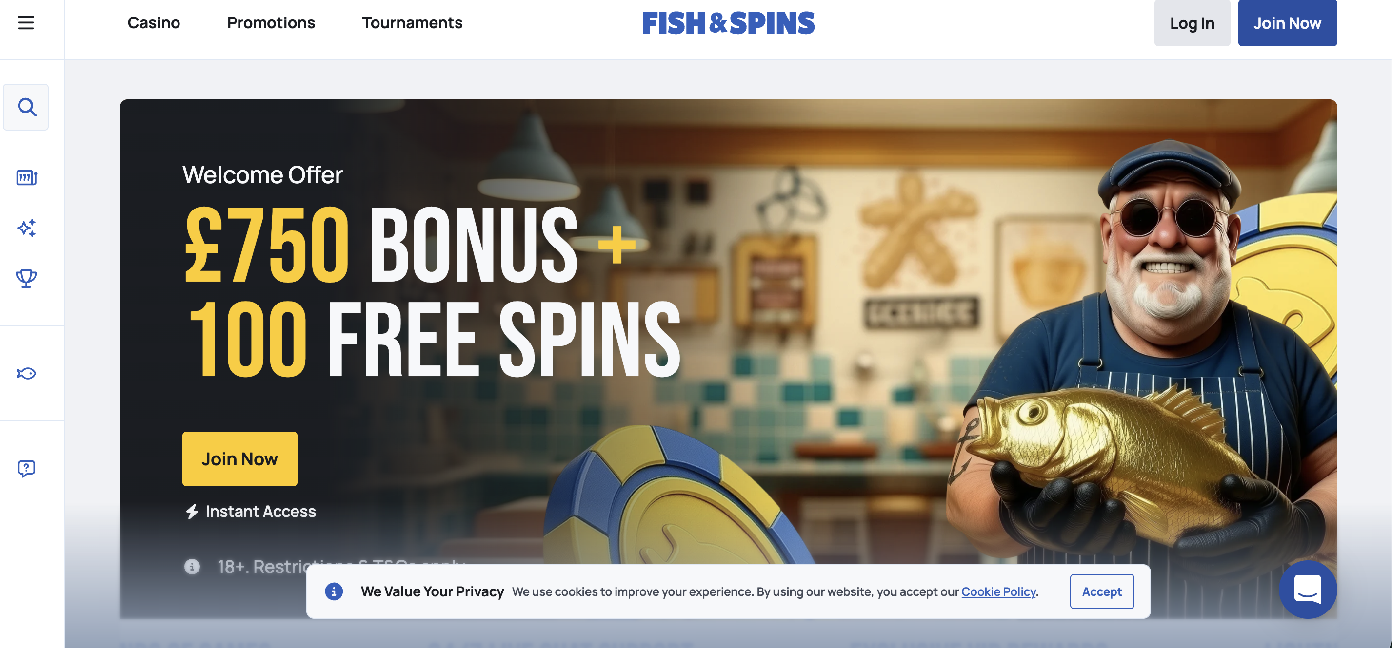Fish & Spins Screenshot 1