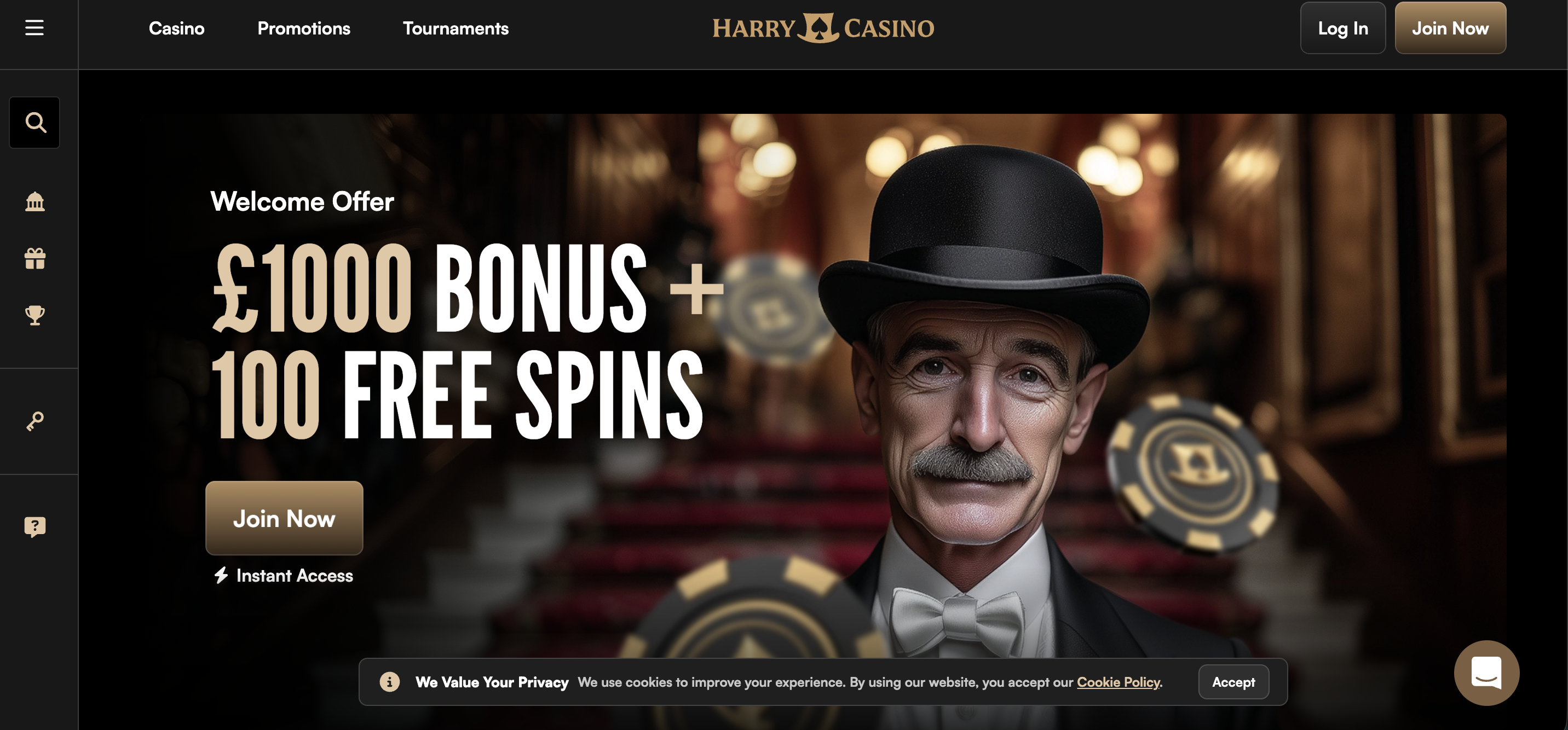 Harry Casino Screenshot 1